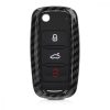 Osłona kluczyka do samochodu VW / Skoda / Seat - 3 przyciski, plastik, czarna, 47855.01