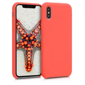   Etui do Apple iPhone X / iPhone XS, Silikon, Pomarańczowy, 46313.69