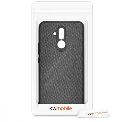 Etui do Huawei Mate 20 Lite, tekstylne, czarne, 48006.02