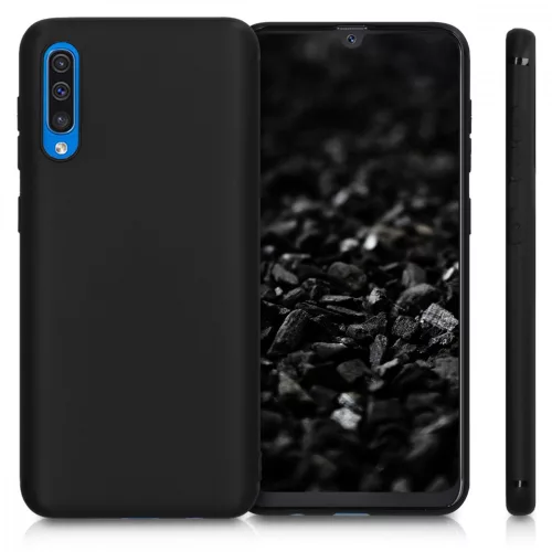 Etui do Samsunga Galaxy A50, Silikon, Czarny, 48054.47