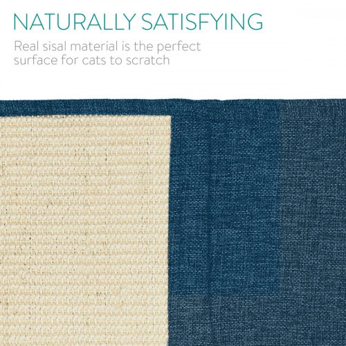 Zestaw 2x Ochrona przed zadrapaniami dla kotów, 60x45 cm, sizal, niebieski, 46354.04.17