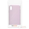 Etui do Apple iPhone X / iPhone XS, Silikon, Fioletowy, 42495.140