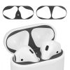Zestaw 2 osłon przeciwkurzowych do słuchawek Apple AirPods 2/AirPods 1, Kwmobile, Czarny, Plastik, 48242.01