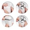 Zestaw 2 osłon przeciwkurzowych do słuchawek Apple AirPods 2/AirPods 1, Kwmobile, Czarny, Plastik, 48242.01
