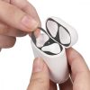 Zestaw 2 osłon przeciwkurzowych do słuchawek Apple AirPods 2/AirPods 1, Kwmobile, Czarny, Plastik, 48242.01
