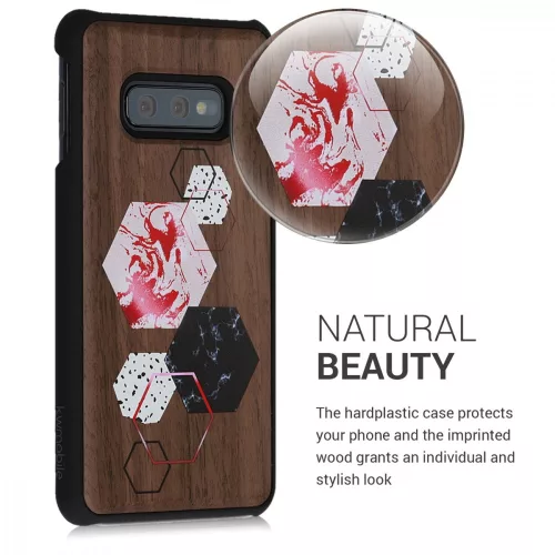 Etui do Samsunga Galaxy S10e, Drewniane, Brązowe, 47941.02