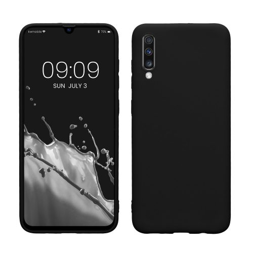 Etui do Samsunga Galaxy A70, Silikon, Czarny, 48427.47