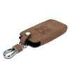 Osłona kluczyka do samochodu Renault / Dacia - 4 przyciski - Keyless Go, kwmobile, Skóra ekologiczna, Brązowa, 48563.05