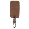 Osłona kluczyka do samochodu Renault / Dacia - 4 przyciski - Keyless Go, kwmobile, Skóra ekologiczna, Brązowa, 48563.05