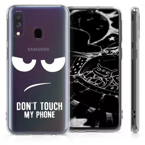 Etui do Samsunga Galaxy A40, Silikon, Przezroczysty, 48542.02