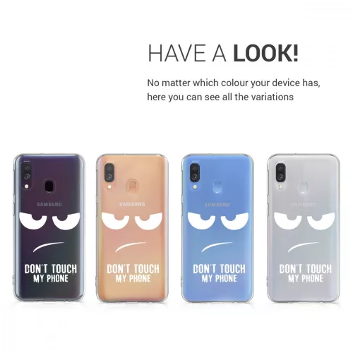 Etui do Samsunga Galaxy A40, Silikon, Przezroczysty, 48542.02