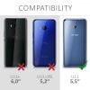 Etui do HTC U11, Silikon, Przezroczysty, 48637.03