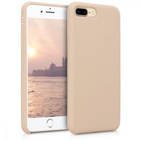   Etui do Apple iPhone 8 Plus / iPhone 7 Plus, Silikon, Beżowy, 40842.154