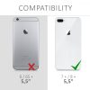 Etui do Apple iPhone 8 Plus / iPhone 7 Plus, Silikon, Beżowy, 40842.154