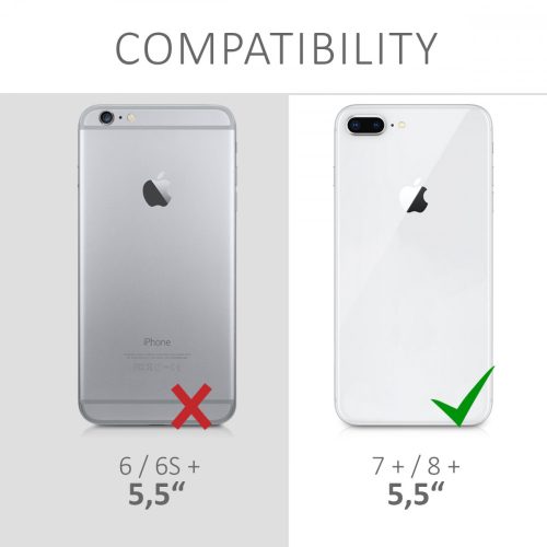 Etui do Apple iPhone 8 Plus / iPhone 7 Plus, Silikon, Beżowy, 40842.154