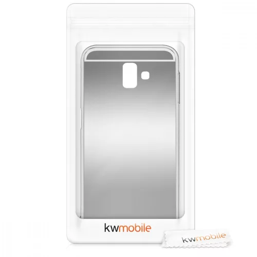 Etui do Samsunga Galaxy J6 Plus, Silikon, Srebrne, 48754.42