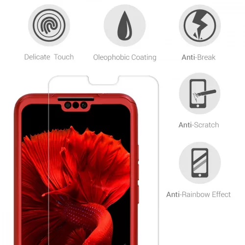 Etui do Huawei Y9 (2019), Poliwęglan, Czerwony, 48889.36