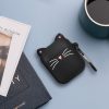 Etui na słuchawki Apple AirPods 2/AirPods 1, Kwmobile, Czarno-biały, Silikon, 48919.01