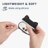 Etui na słuchawki Apple AirPods 2/AirPods 1, Kwmobile, Czarno-biały, Silikon, 48919.01