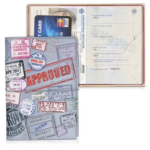 Etui ochronne na paszport, Kwmobile, Multicolor, PVC, 49059.01