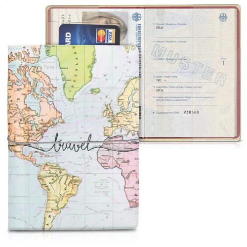 Etui ochronne na paszport, Kwmobile, Multicolor, PVC, 49059.03