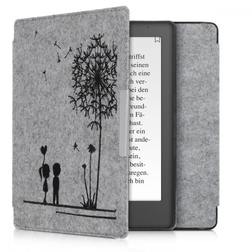 Etui do Kobo Aura H2O Edition 2, tekstylne, szare, 49111.01