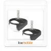 Zestaw 2 przednich kółek do odkurzacza iRobot Roomba 900/Roomba 800/Roomba 700, Kwmobile, biały/czarny, plastik, 49145.01