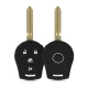 Osłona kluczyka do samochodu Nissan - 4 przyciski, silikon, czarna, 49187.01