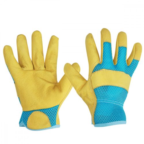 Rękawiczki ogrodnicze ze skóry naturalnej Navaris, rozmiar XL, tkanina 3D, 49175.4