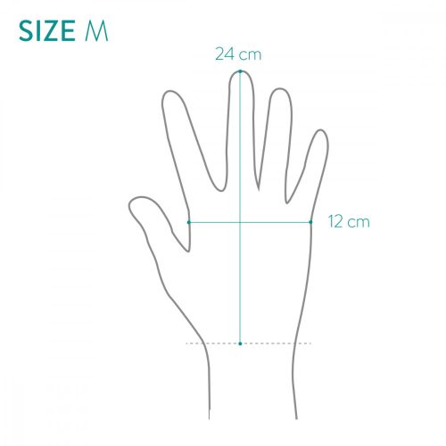 Zamszowe rękawiczki ogrodnicze Navaris, rozmiar M, tkanina spandex, 49174.02