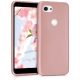 Etui do Google Pixel 3a, silikon, różowe złoto, 47590.31