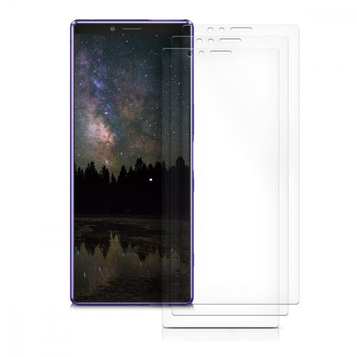 Zestaw 3 folii ochronnych do Sony Xperia 1, Kwmobile, Przód, Przezroczysty, 49402.1