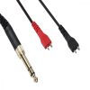 Kabel do słuchawek Sennheiser HD560/HD540/HD414, Kwmobile, Czarny, Plastik, 49424.01