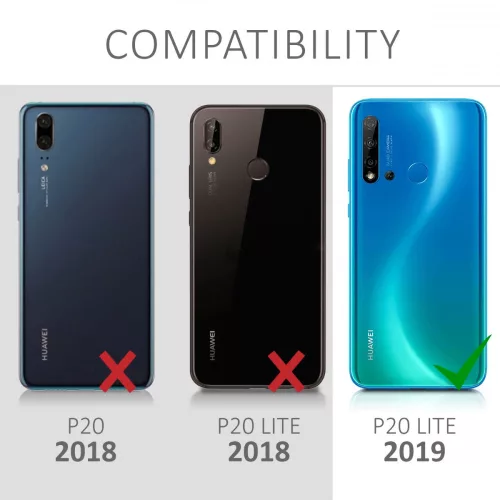 Etui do Huawei P20 Lite (2019), Skóra ekologiczna, Multikolor, 49456.03