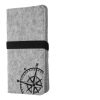 Uniwersalne etui na telefon, tekstylne, czarne, 49441.02