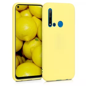 Etui do Huawei P20 Lite (2019), Silikon, Żółty, 49451.49