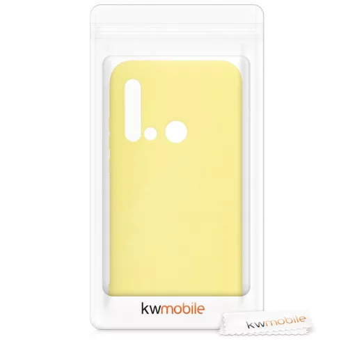 Etui do Huawei P20 Lite (2019), Silikon, Żółty, 49451.49