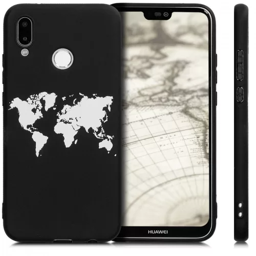 Etui do Huawei P20 Lite, Silikon, Czarny, 46534.12