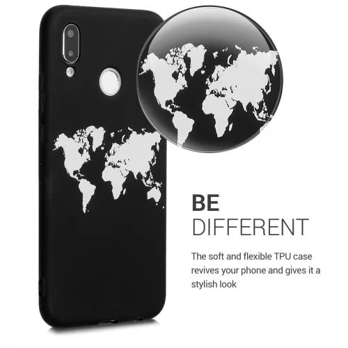 Etui do Huawei P20 Lite, Silikon, Czarny, 46534.12