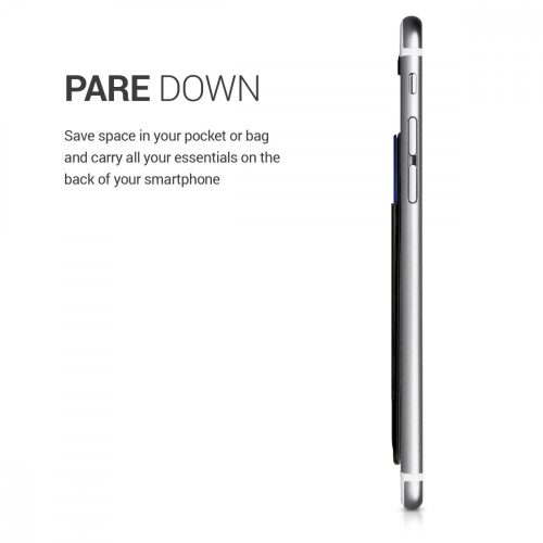 Zestaw 3 etui na karty bankowe na telefon, Kwmobile, Multicolor, Silikon, 49594.01