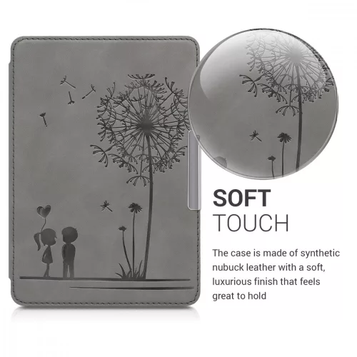 Etui na Kindle Paperwhite 10, Skóra ekologiczna, Szary, 48975.03