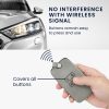 Etui na kluczyki do samochodu Renault / Dacia - 4 przyciski - Keyless Go, Skóra nubukowa, Szara, 48565.07