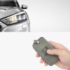 Etui na kluczyki do samochodu Renault / Dacia - 4 przyciski - Keyless Go, Skóra nubukowa, Szara, 48565.05