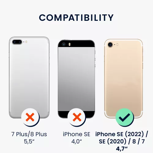 Etui do Apple iPhone 8 / iPhone 7 / iPhone SE 2, Silikon, Przezroczysty, 47247.09
