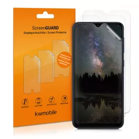  Zestaw 3 folii ochronnych do Samsunga Galaxy A10, Kwmobile, Przód, Przezroczysty, 49824.1