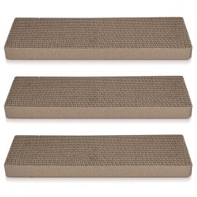   Zestaw 3 drapaków dla kota, 3 szt. 41x13x3 cm, brązowy, 49837.03