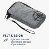 Uniwersalne etui na telefon L - 6,5 cala, Mikrofibra, Czarne, 49866.3.02