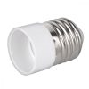 Zestaw 10 adapterów gniazd od E27 do E14, Kwmobile, biały, plastikowy, 49973.10