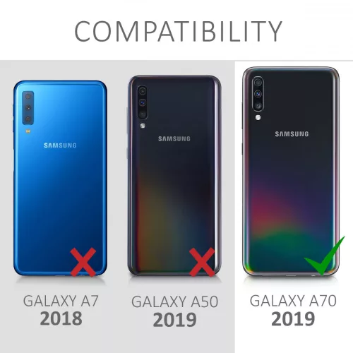 Etui do Samsunga Galaxy A70, Silikon, Czerwone, 48430.36