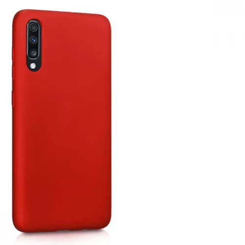 Etui do Samsunga Galaxy A70, Silikon, Czerwone, 48430.36